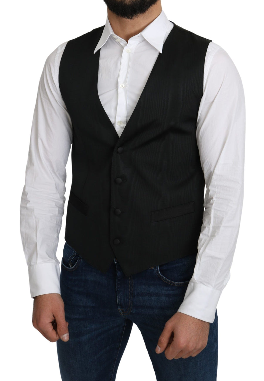 Dolce & Gabbana 100% Silk vest in gray