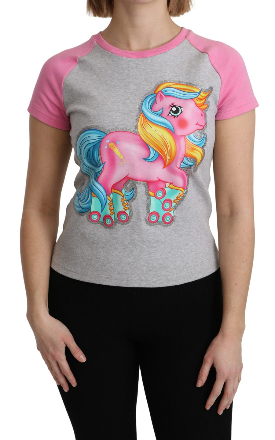 Moschino 95% Cotton t-shirt in gray