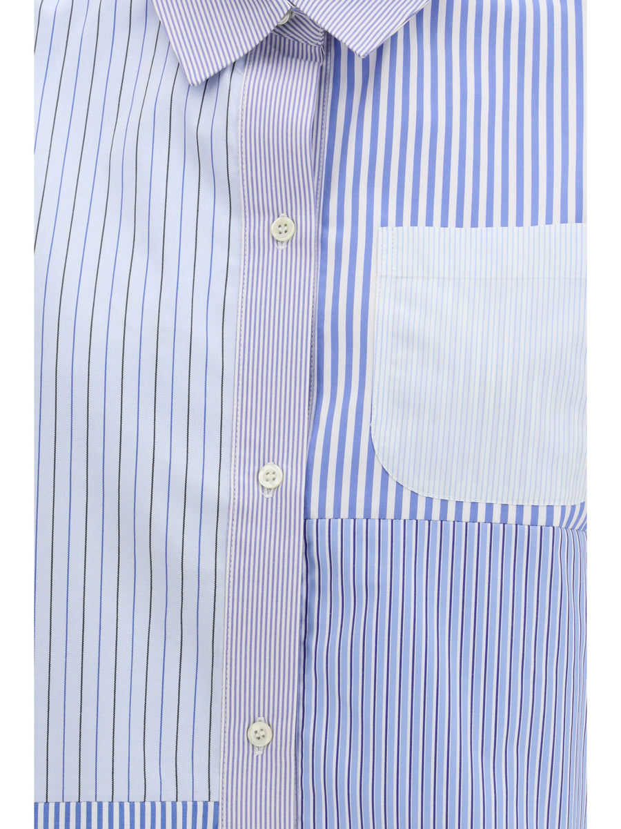 Shirt Emilie Multi Blue Cotton