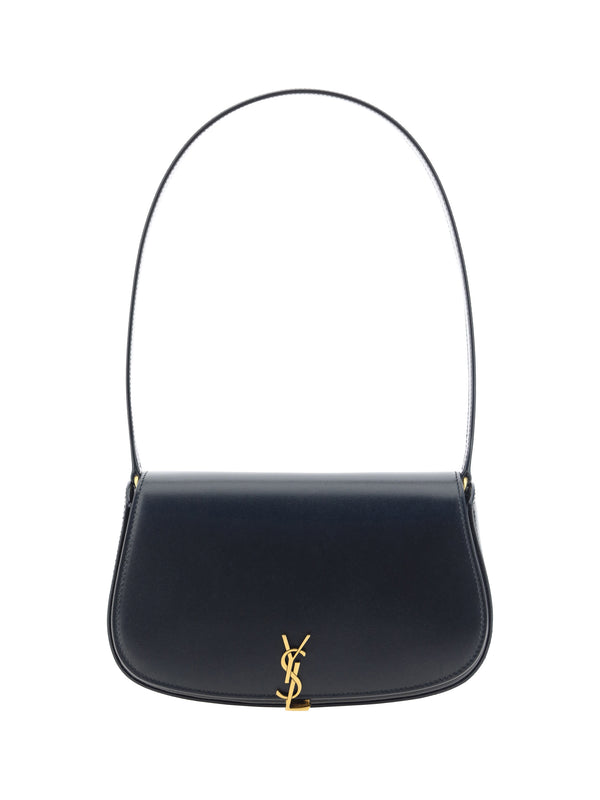 Saint Laurent 100% calf leather (Bos Taurus) shoulder bag in black