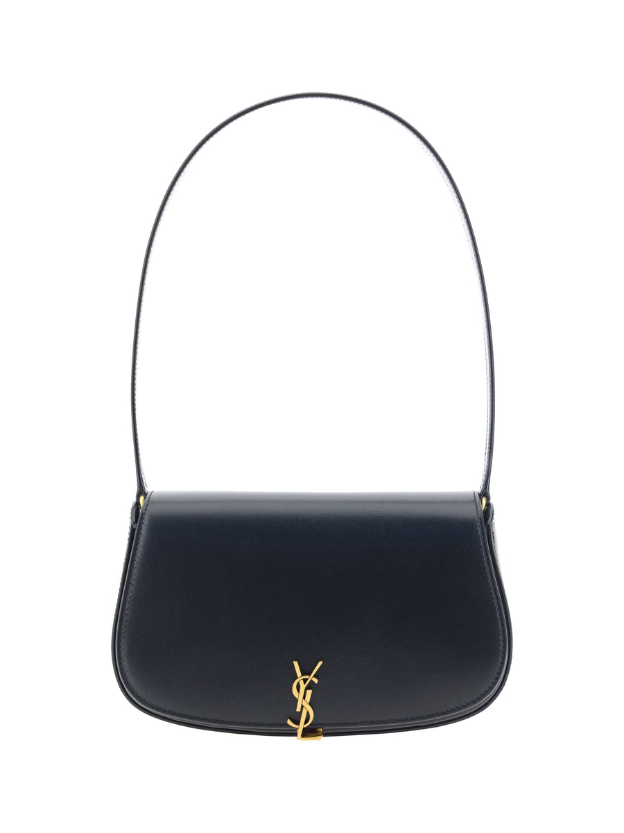 Shoulder Bag Mini Voltaire Black Calf Leather