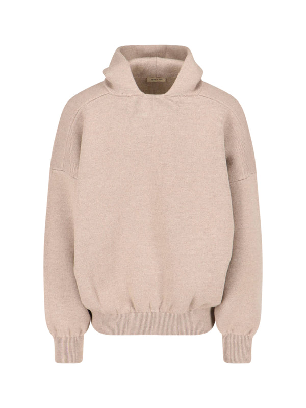 Fear Of God 100% Virgin Wool hoodie in beige