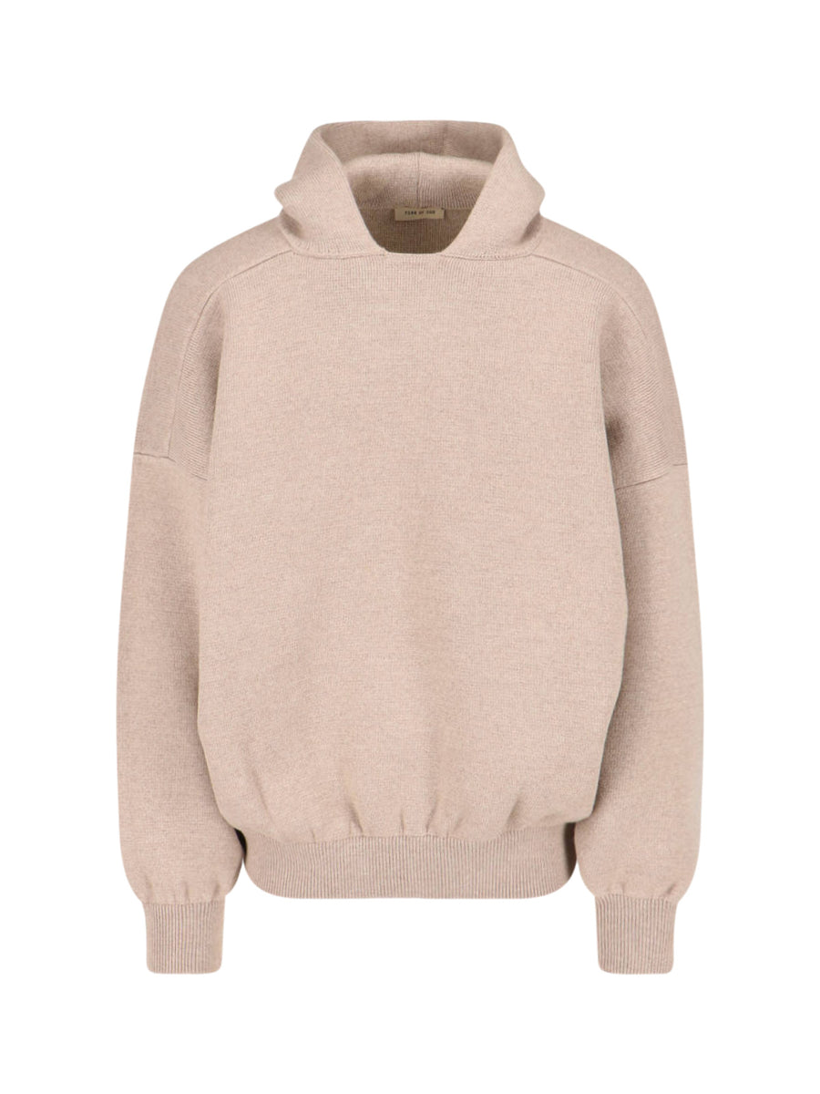 Fear Of God 100% Virgin Wool hoodie in beige
