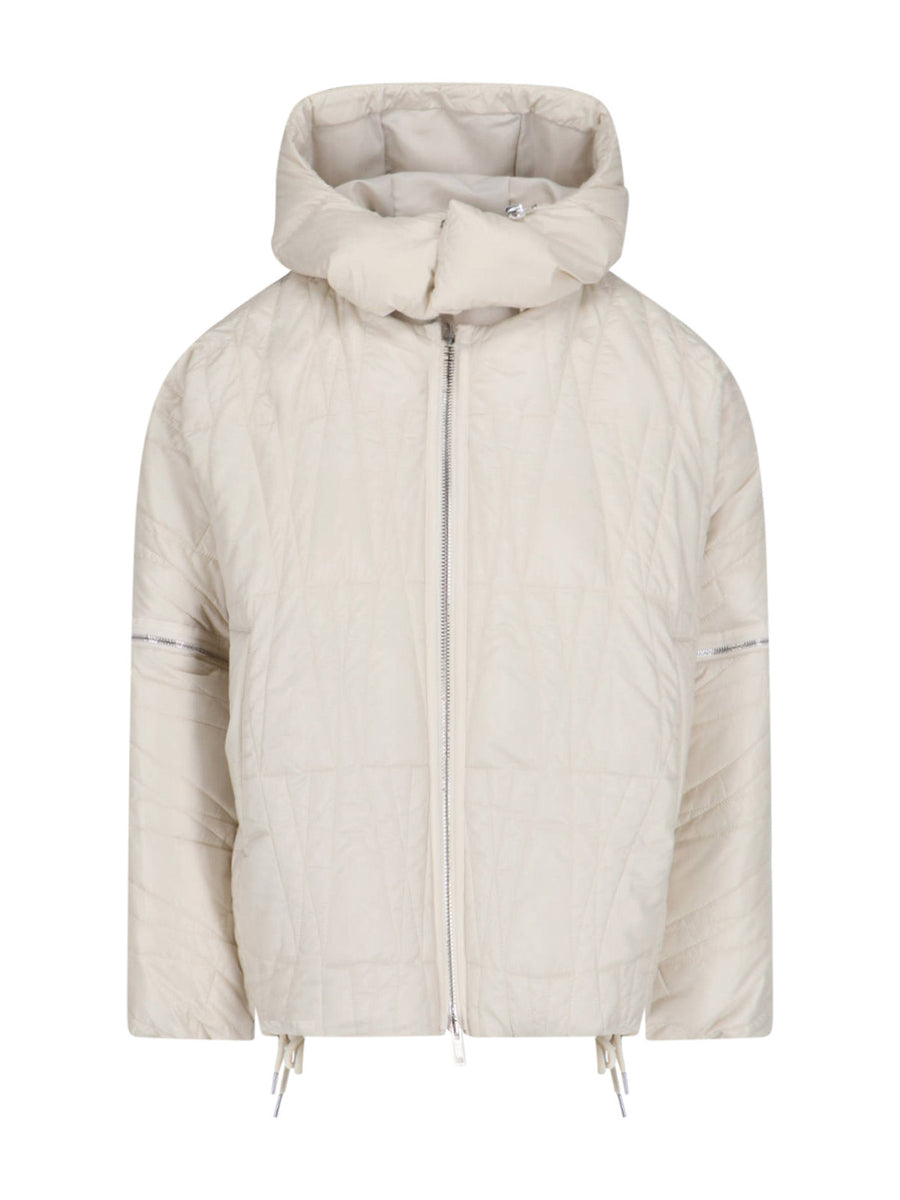 Moncler Genius 100% Polyester down jacket in white