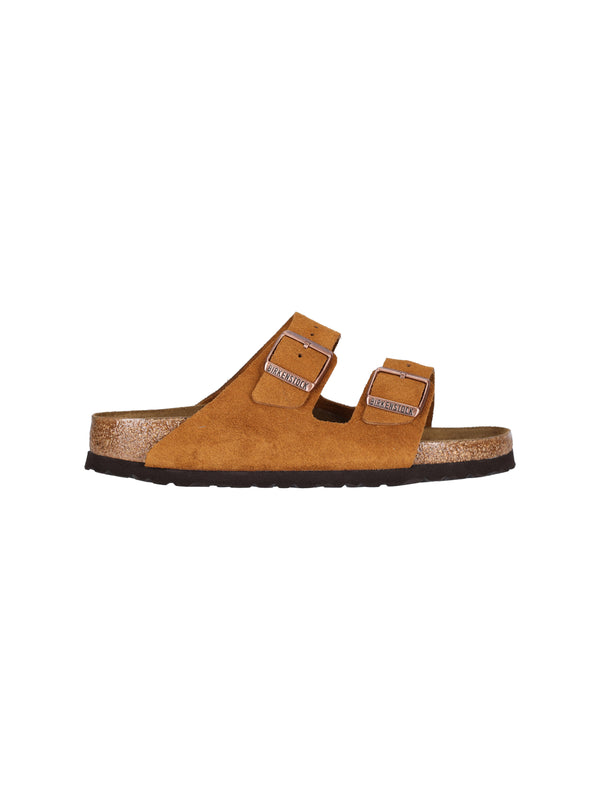 Birkenstock 100% Suede Leather sandal in brown