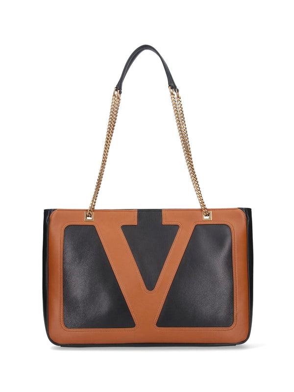 Valentino Garavani 100% Lamb Leather shoulder bag in black