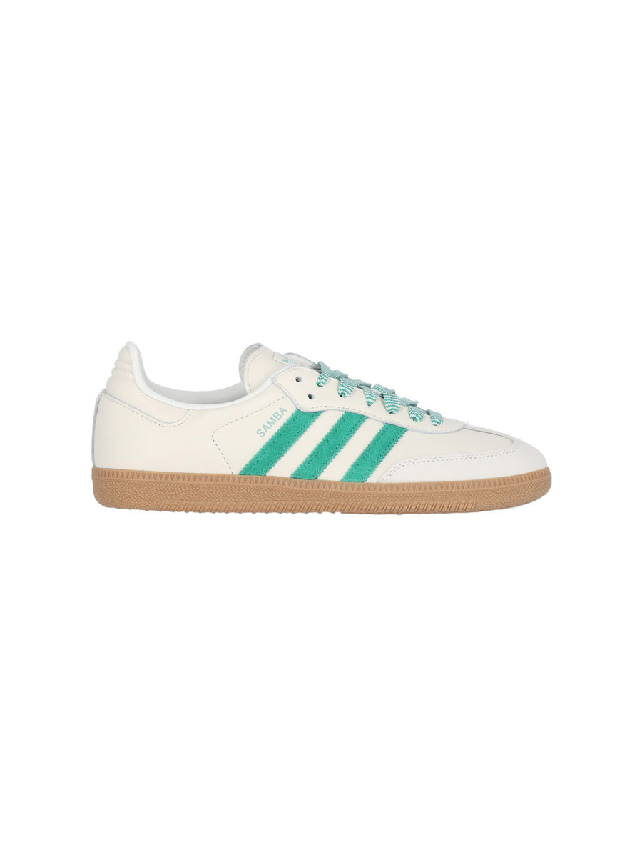 Adidas 100% leather sneakers in white