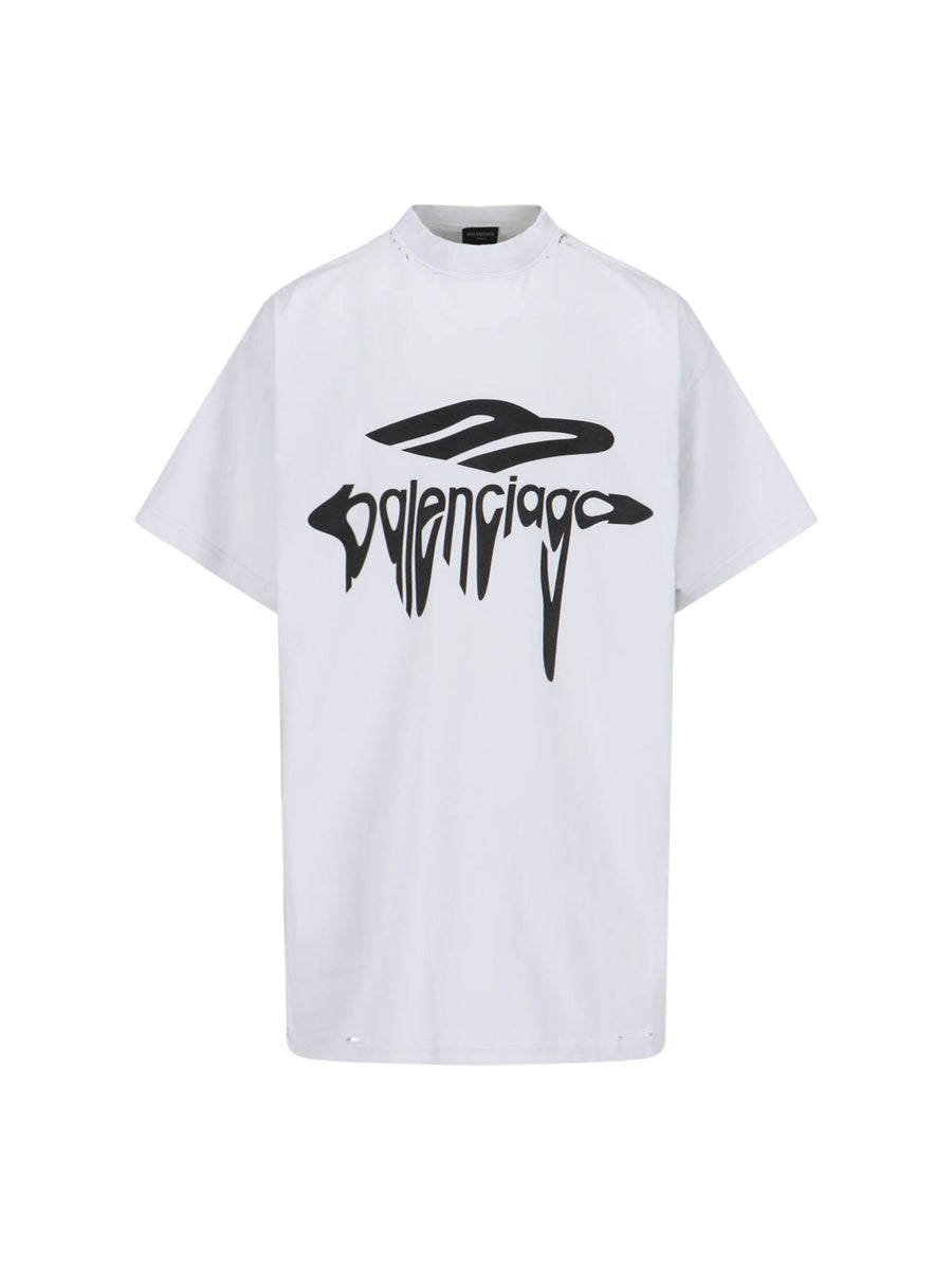 Balenciaga Trvs 100% Cotton t-shirt in white