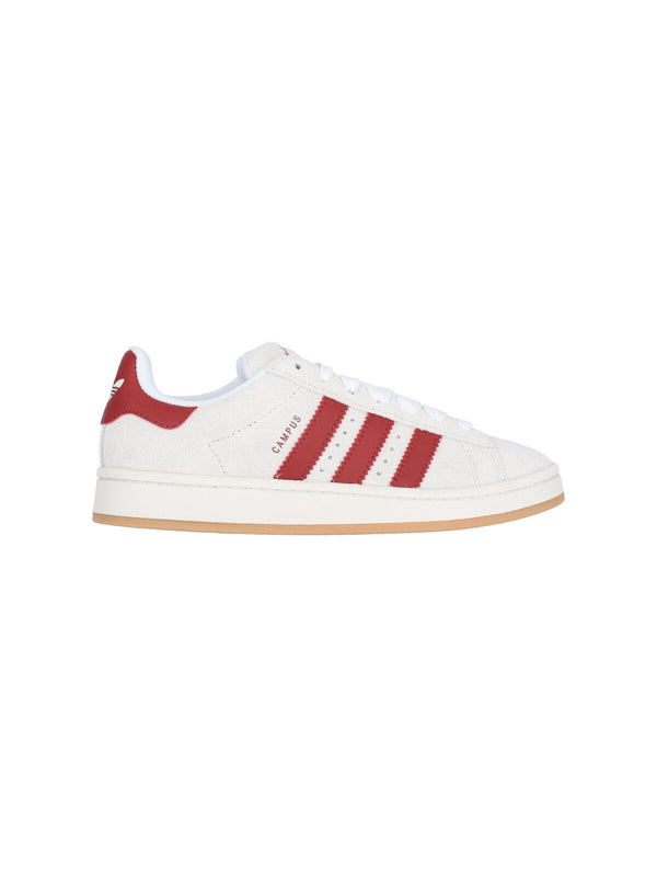 Adidas 100% leather sneaker in white