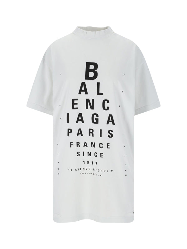 Balenciaga Trvu 100% Cotton t-shirt in white