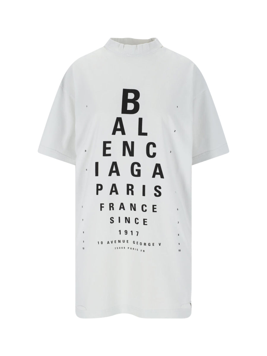 Balenciaga Trvu 100% Cotton t-shirt in white