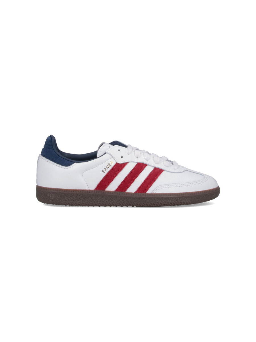 Adidas 100% leather sneakers in white