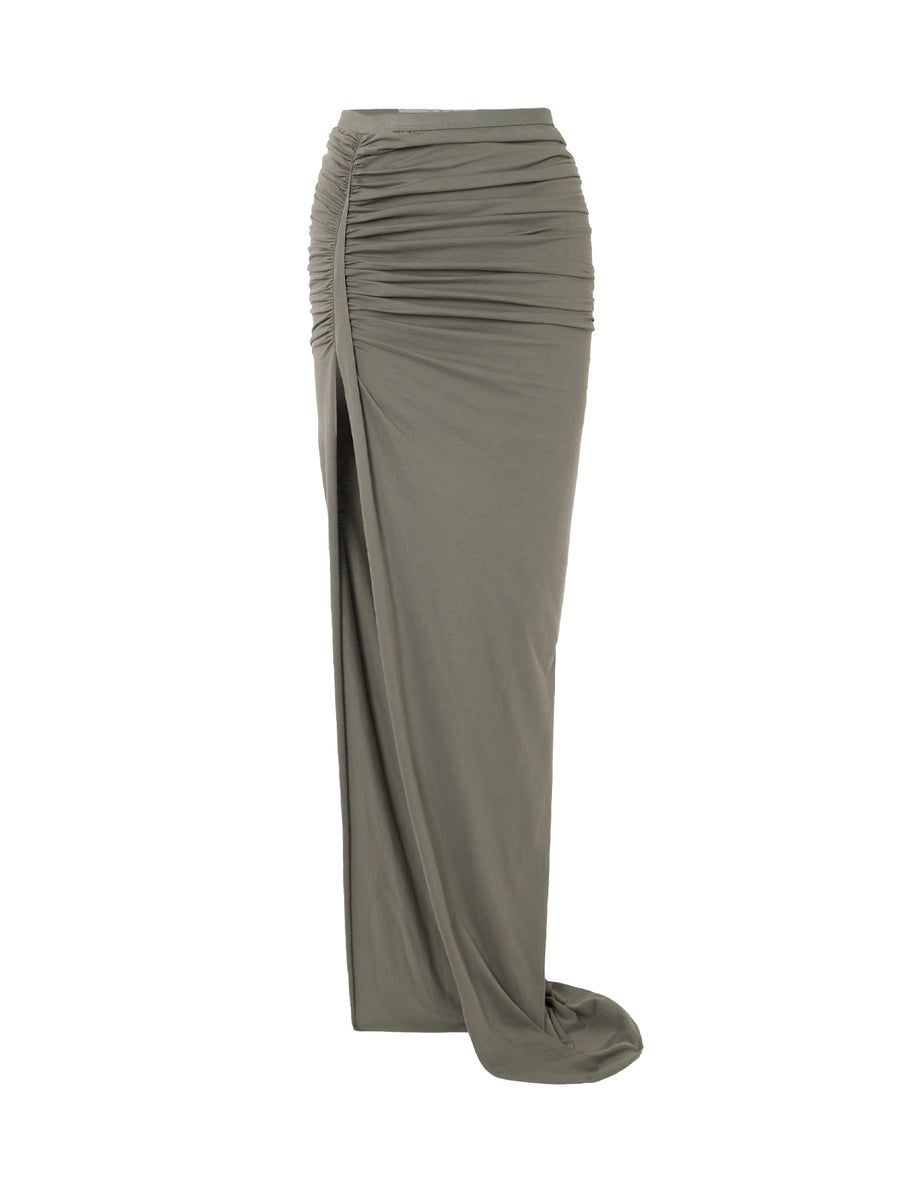 Rick Owens Ucdb 100% Cotton skirt in gray