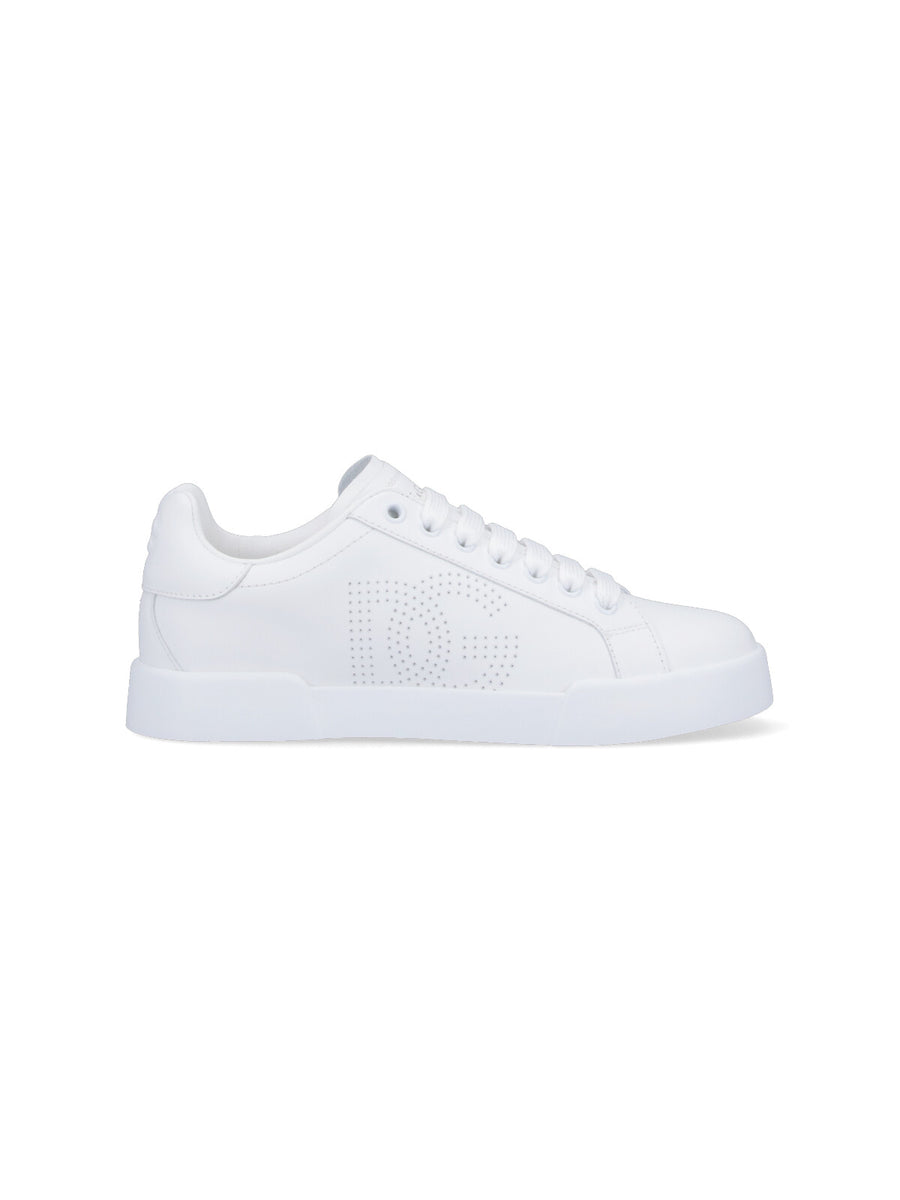 Dolce & Gabbana Outer: 100% Calf Leather sneaker in white