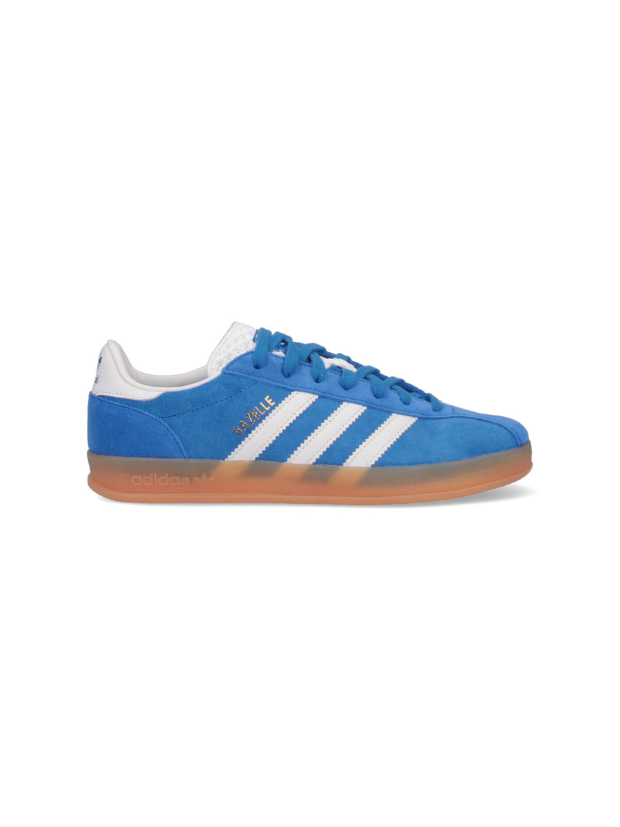 Adidas 100% leather sneaker in blue