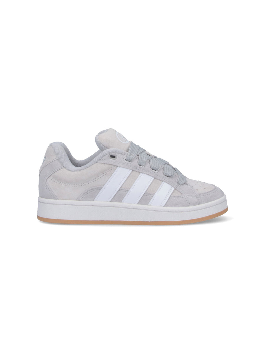 Adidas 100% leather sneaker in gray