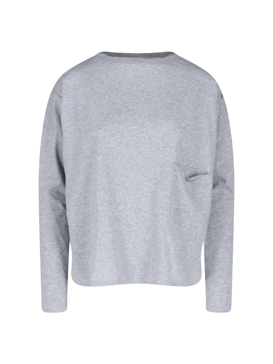 Ma'Ry'Ya 100% Cotton sweatshirt in gray