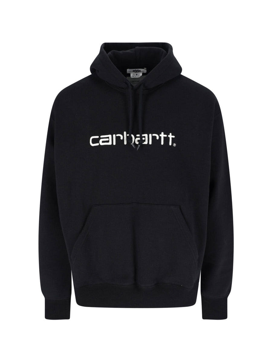 Junya Watanabe 100% Cotton hoodie in black