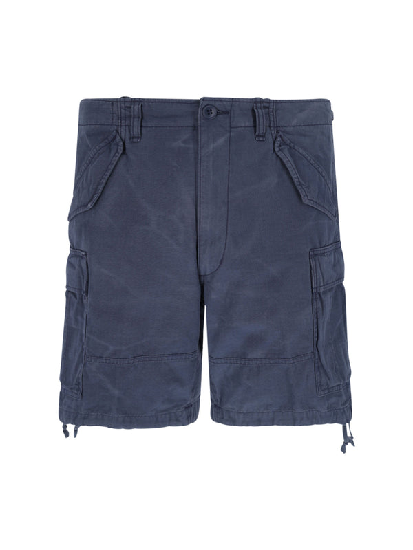 Polo Ralph Lauren 100% Cotton cargo shorts in navy