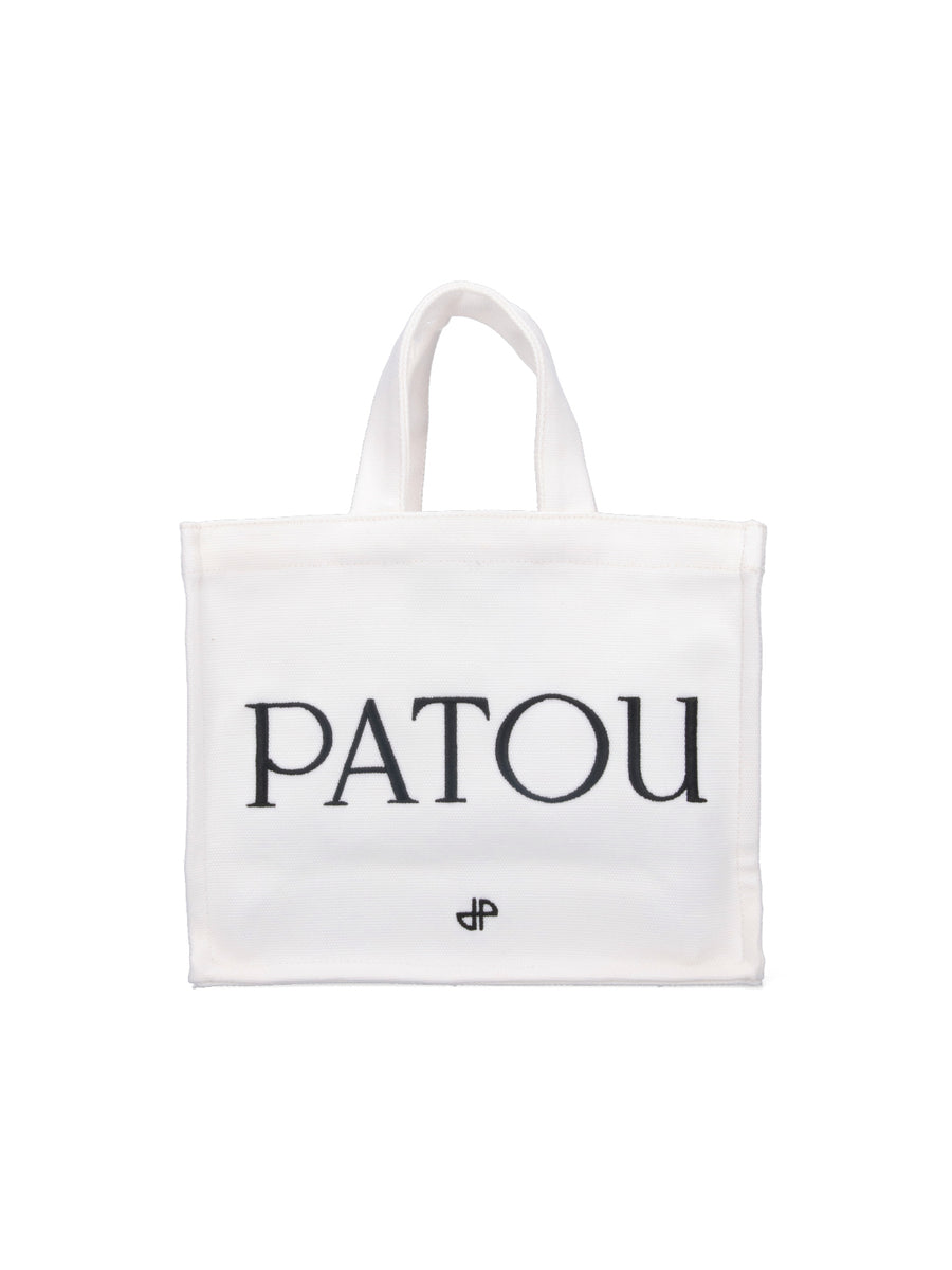 Patou 100% Cotton tote bag in white