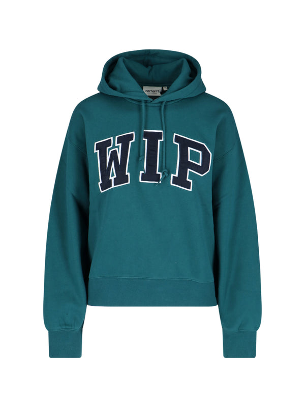 Carhartt Wip 74% Cotton hoodie in teal