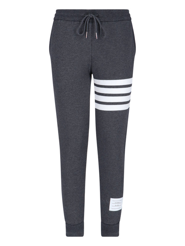 Thom Browne 100% Cotton joggers in gray