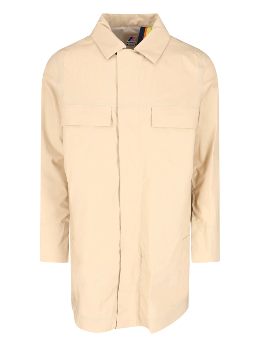 K-Way 100% Cotton jacket in beige