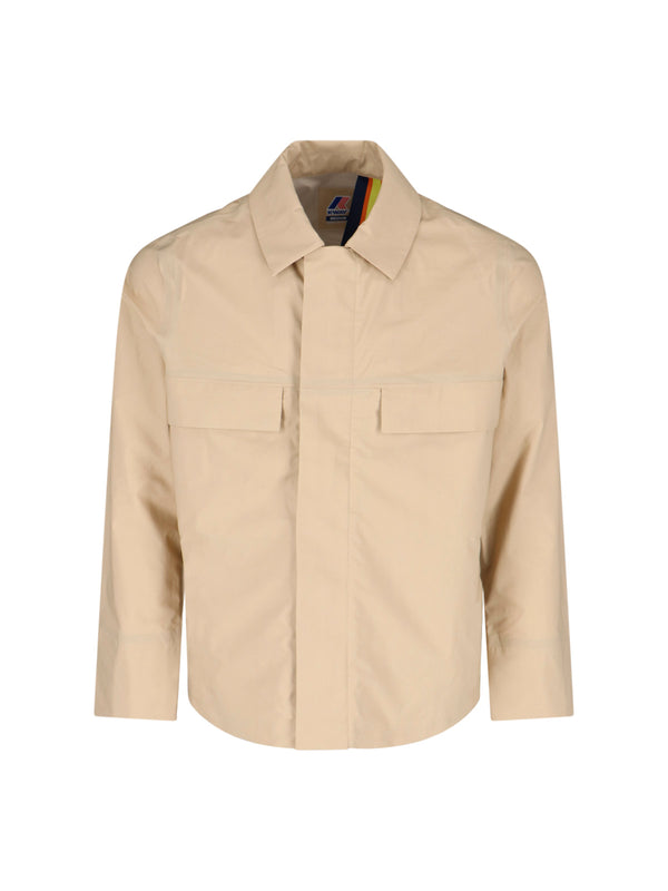 K-Way 100% Cotton jacket in beige