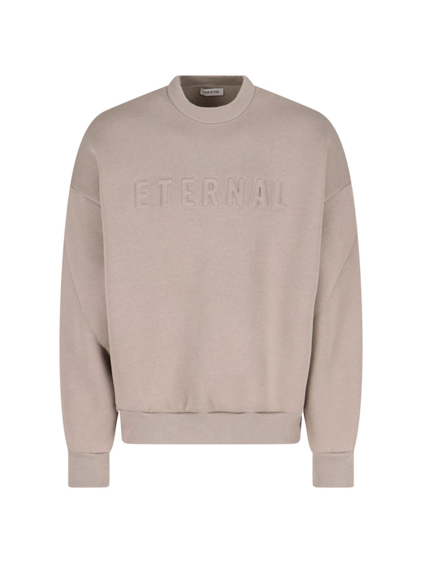Fear Of God Self: 69% Cotton sweatshirt in beige