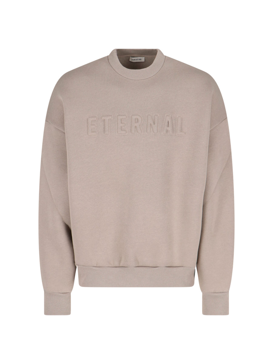Fear Of God Self: 69% Cotton sweatshirt in beige
