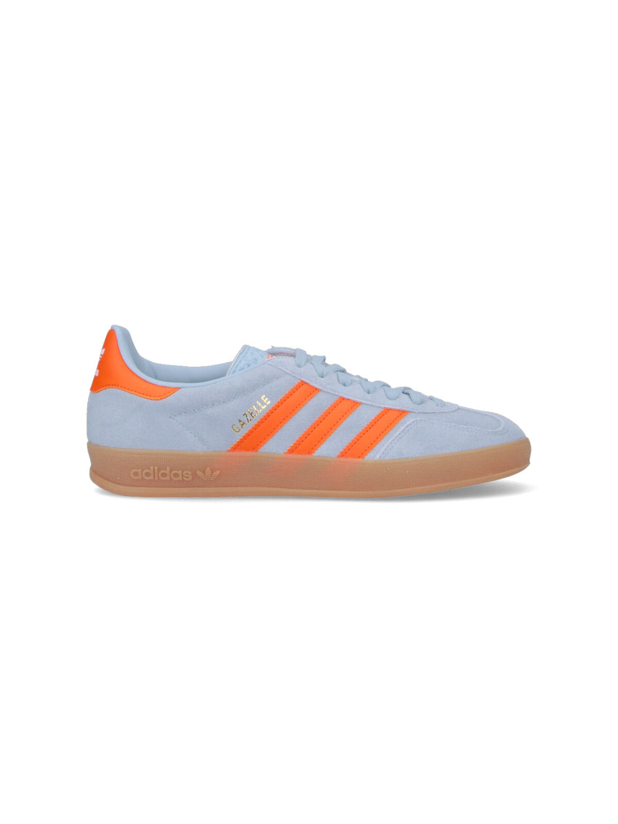 Adidas 100% leather sneaker in blue