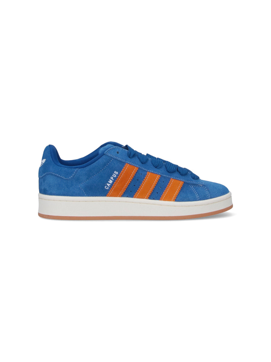 Adidas 100% leather sneaker in blue
