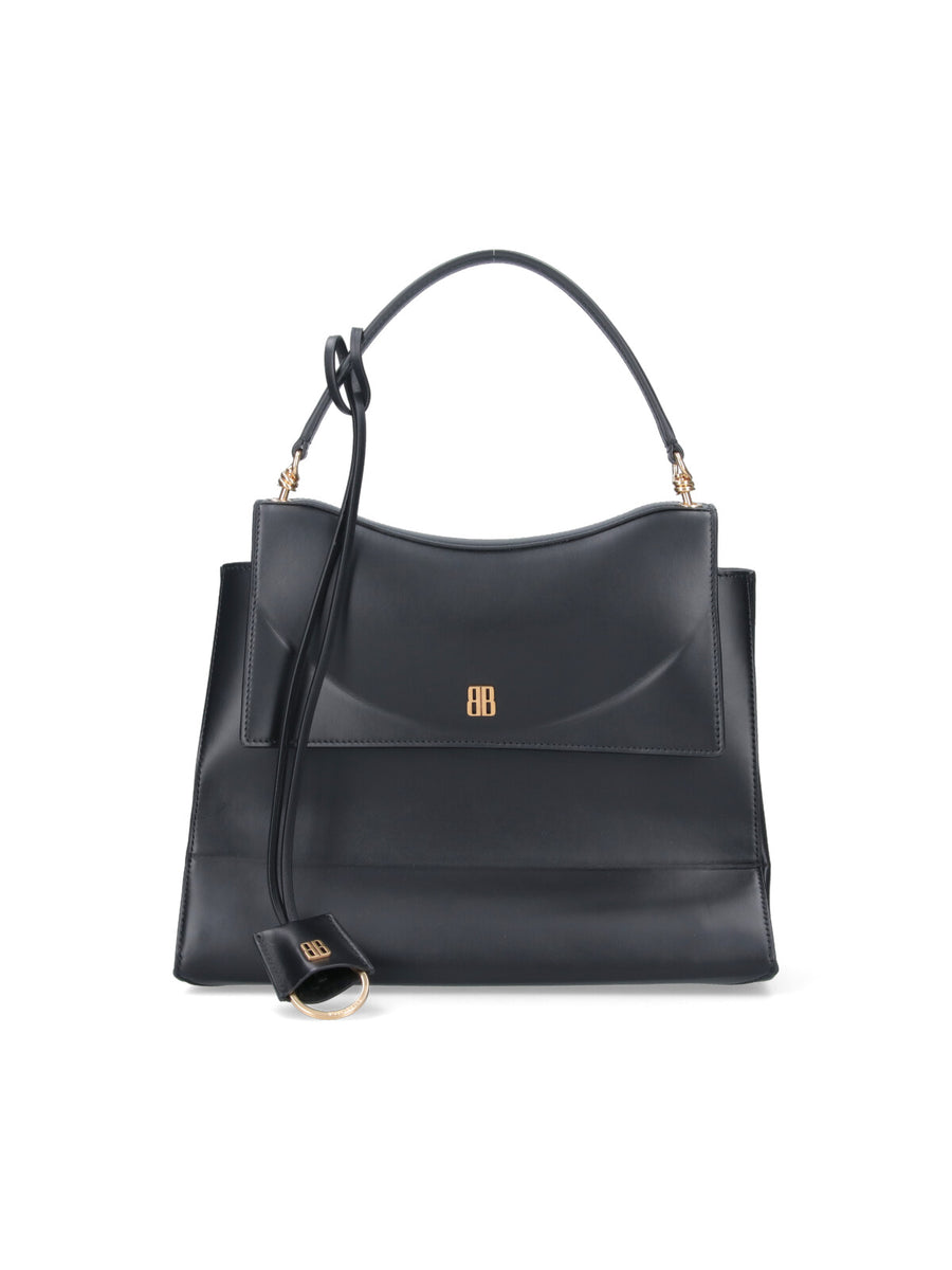 Balenciaga 100% Calf Leather top handle bag in black