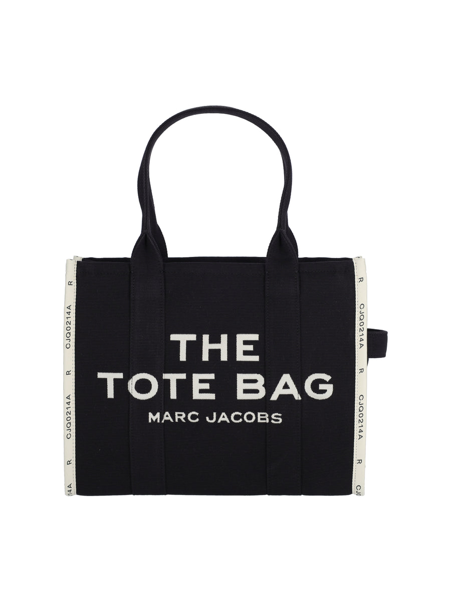 Marc Jacobs 64% Cotton tote bag in black