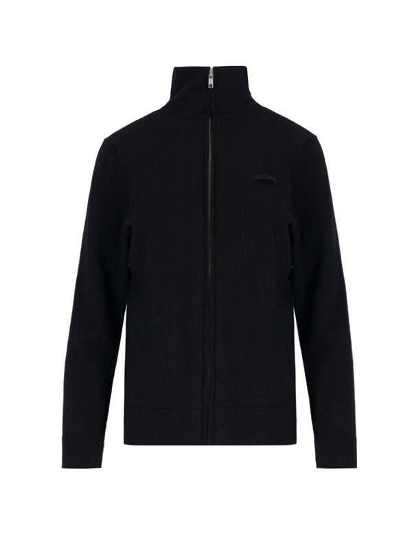 Hodakova 100% wool cardigan in black