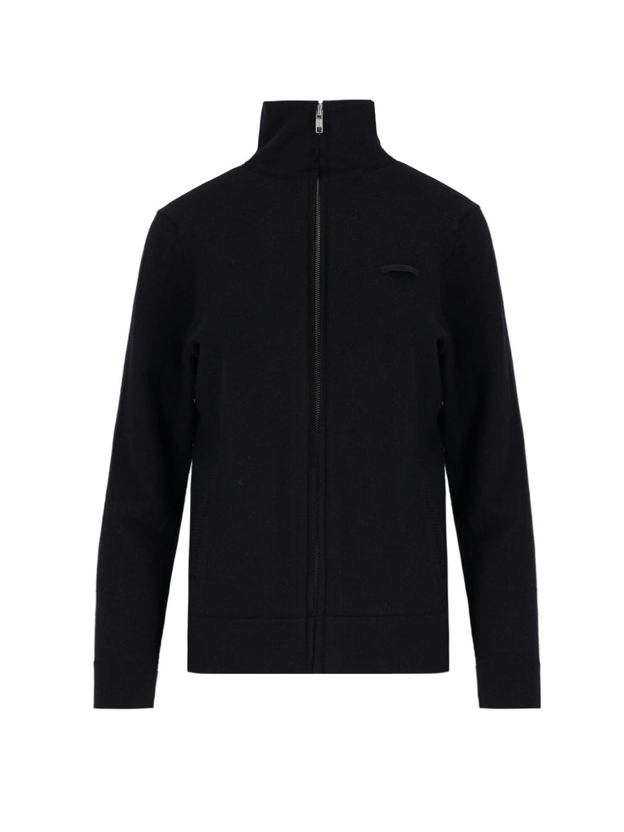 Hodakova 100% wool cardigan in black