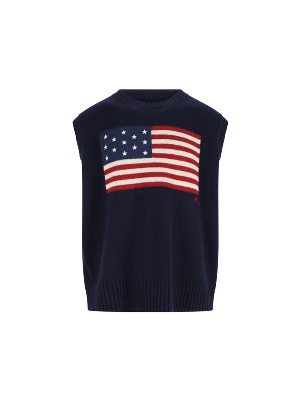 Polo Ralph Lauren 55% Wool tank top in navy