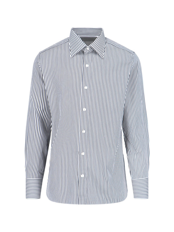 Tom Ford 81% Cotton dress shirt in white