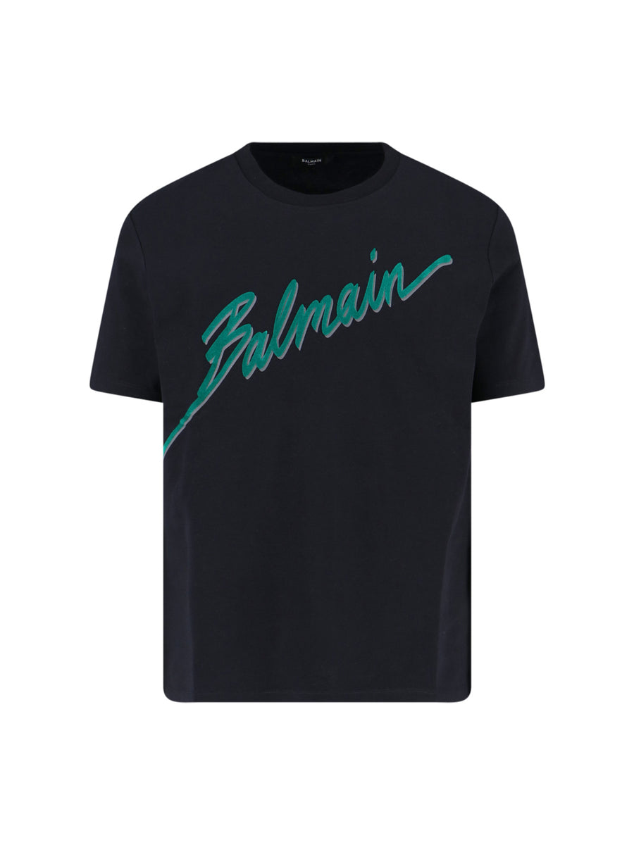 Balmain 100% Cotton t-shirt in black