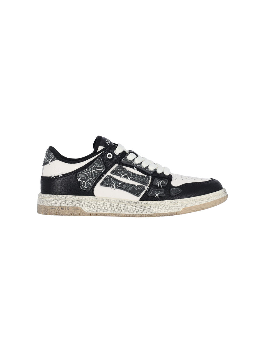 Amiri Upper: 100% Bovine Leather sneaker in black