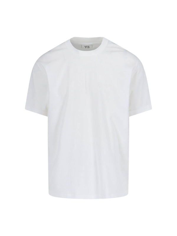 Y-3 100% Cotton t-shirt in white