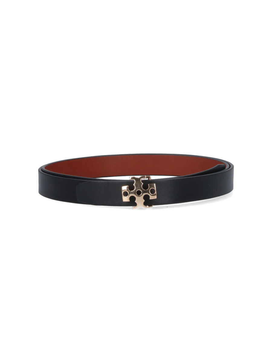 Tory Burch 100% Lamb Leather belt in black
