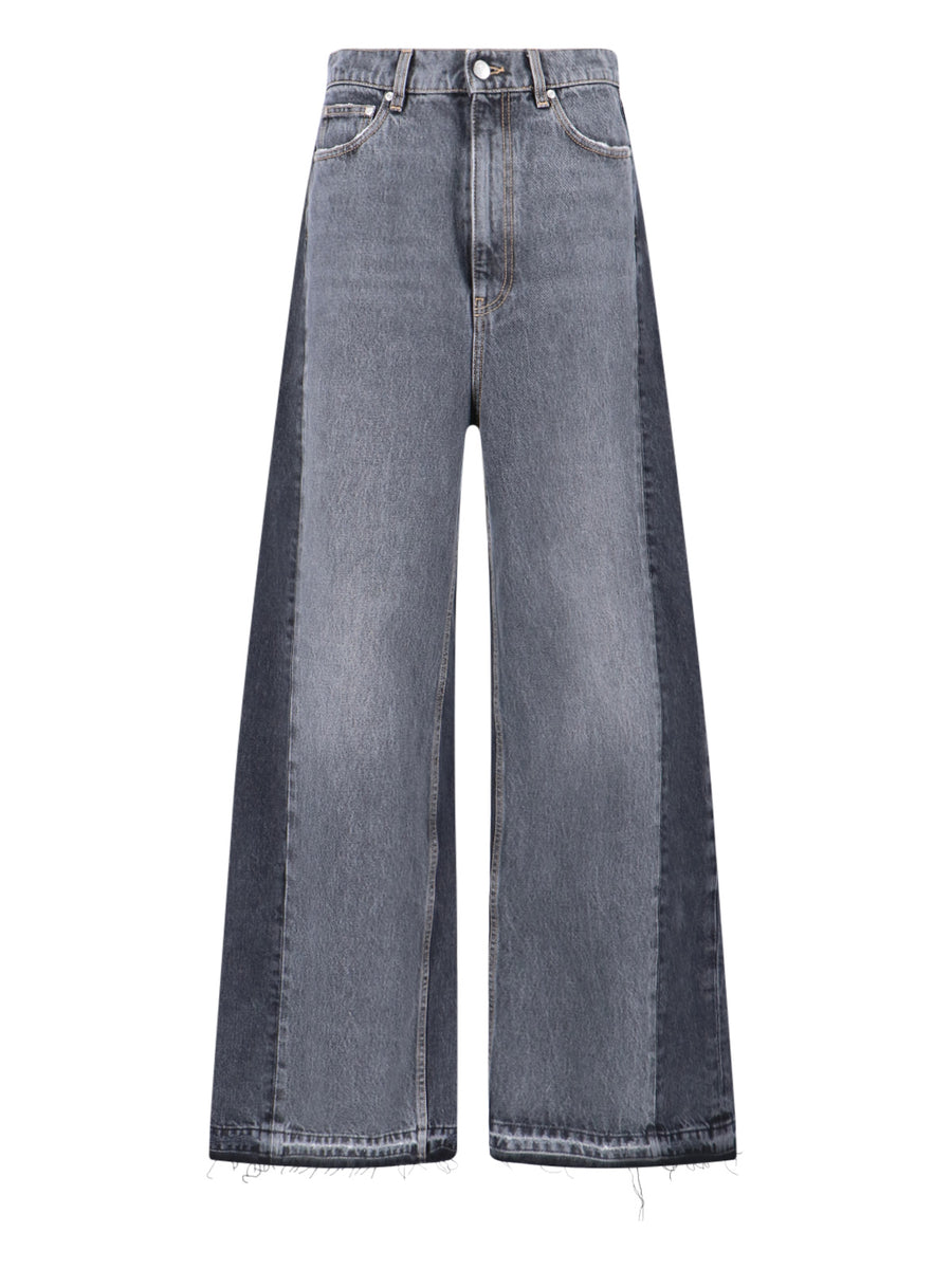 Stella McCartney 57% Polyester jeans in gray