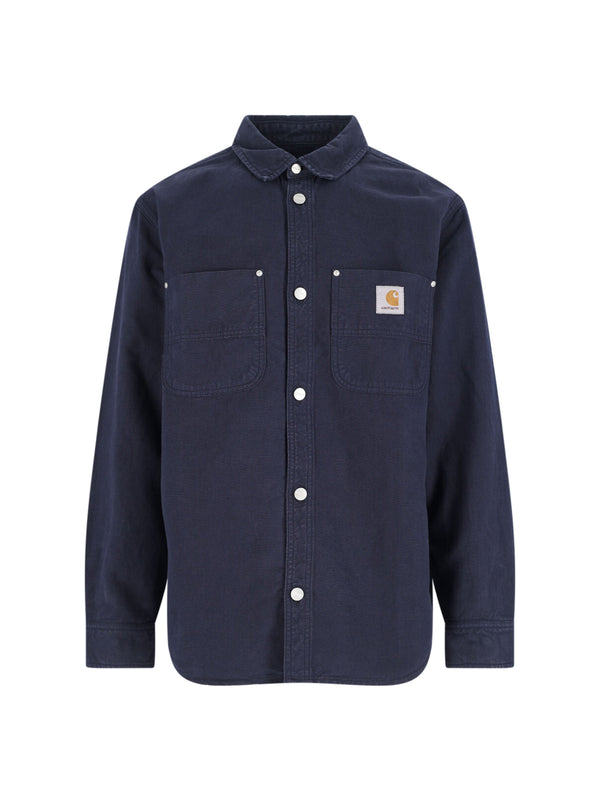Carhartt Wip 58% Cotton shirt in navy