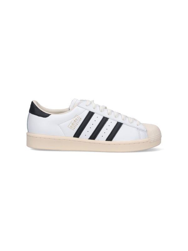 Adidas 100% leather sneakers in white