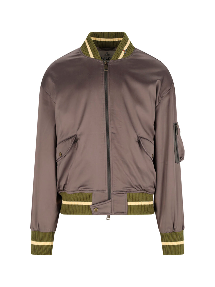 Vivienne Westwood 74% Acetate jacket in taupe