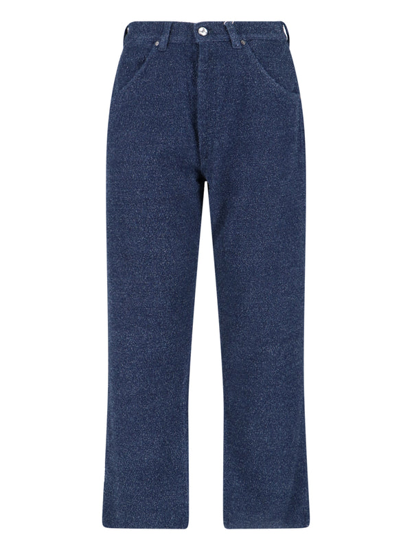 Vivienne Westwood 94% Cotton trousers in navy
