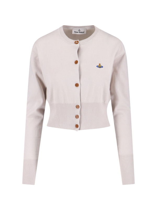 Vivienne Westwood 85% Cotton cardigan in white