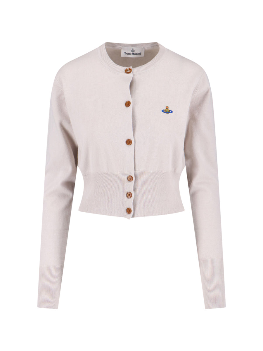 Vivienne Westwood 85% Cotton cardigan in white