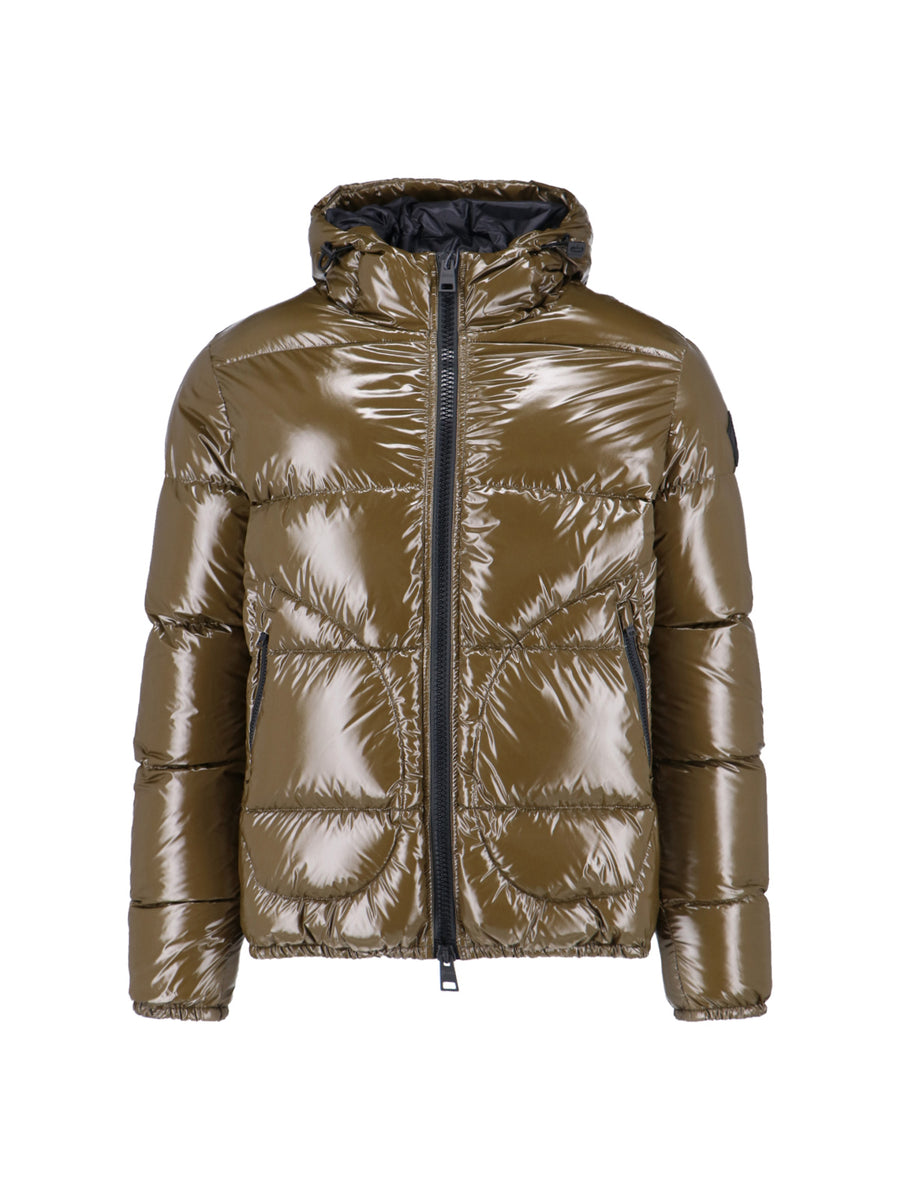 Herno 100% Polyamide down jacket in green